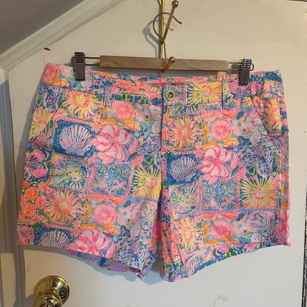 Lily Pulitzer Colorful Patchwork shorts